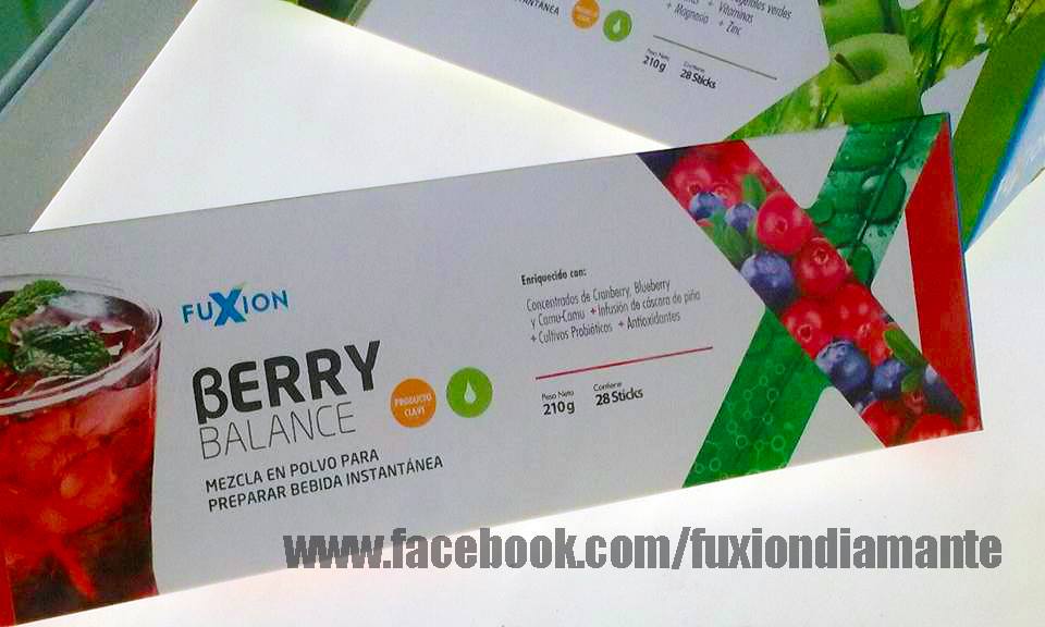 NUEVA PRESENTACION DE PRODUCTOS FUXION 2015 berry baslance